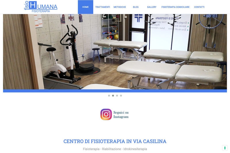 FisioHumana sito web responsive